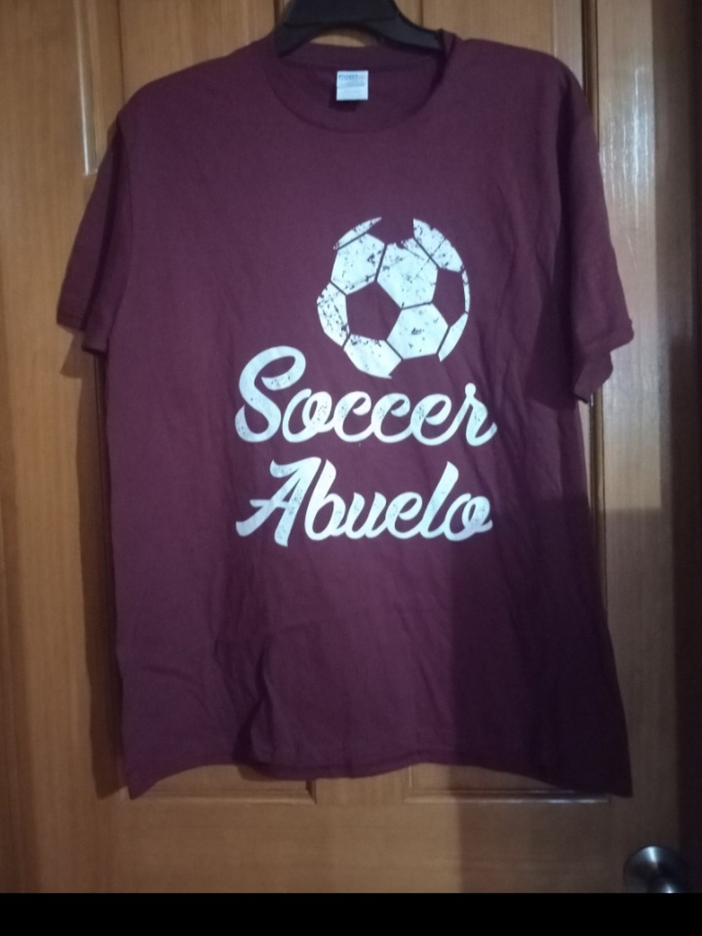 Soccer Abuelo Graphic Tee - Maroon